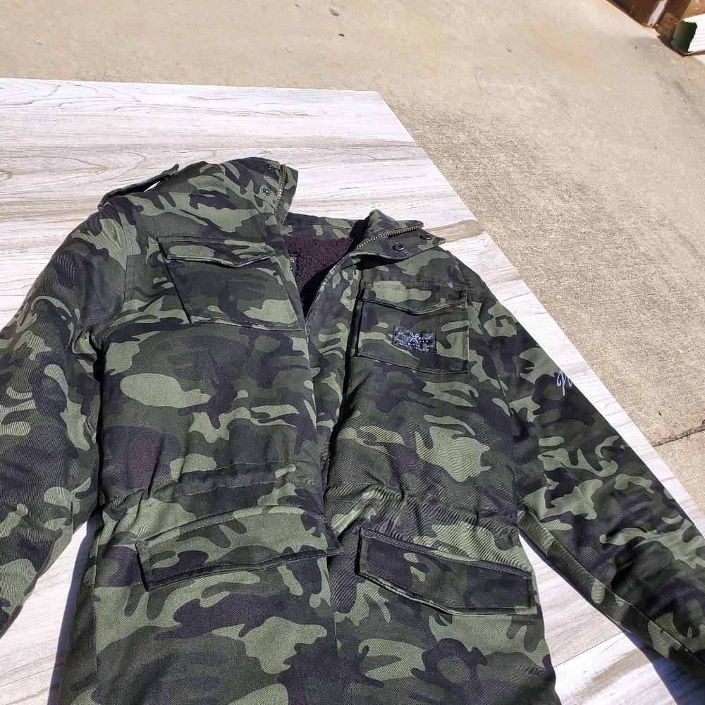 Insulated camo jacket